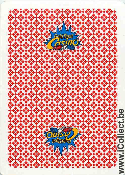 Single Playing Cards Casino Gold Dust (PS14-45A) - Click Image to Close