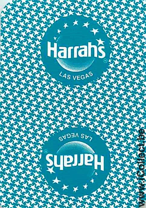 Single Playing Cards Casino Harrah's (PS14-58D) - Click Image to Close