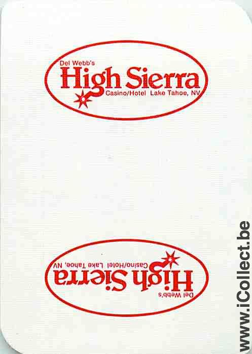 Single Swap Playing Cards Casino High Sierra (PS14-60I)
