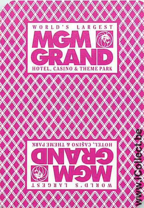 Single Playing Cards Casino MGM Grand (PS15-13A) - Click Image to Close