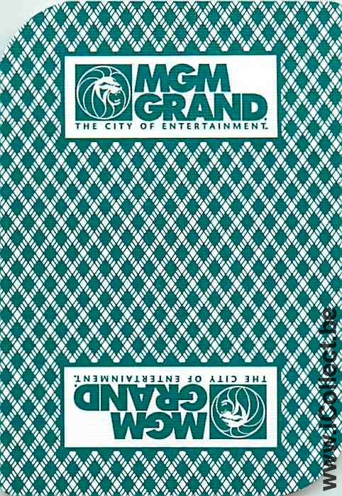 Single Playing Cards Casino MGM Grand (PS15-13D) - Click Image to Close
