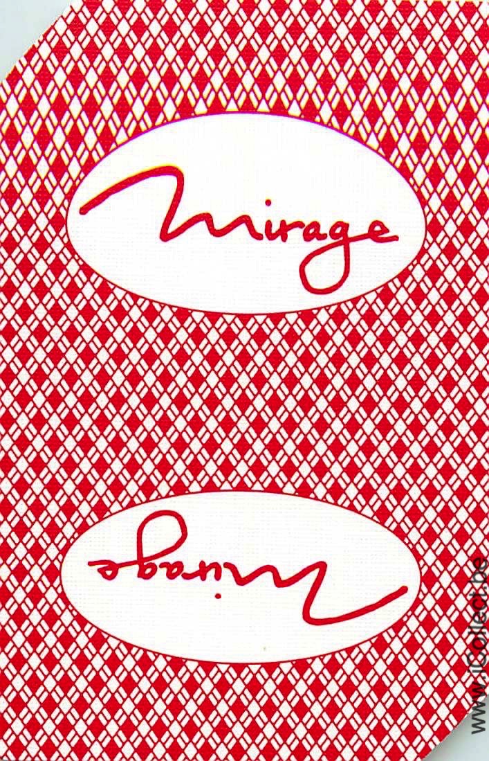 Single Swap Playing Cards Casino Mirage (PS11-59A) - Click Image to Close