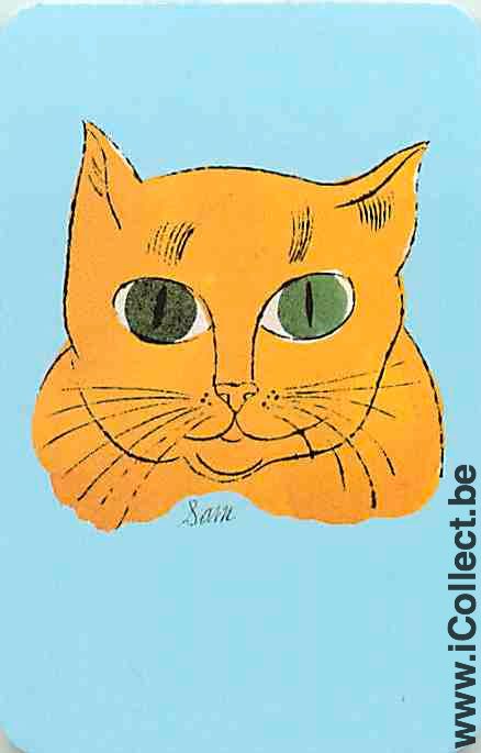 Single Swap Playing Cards Cat Head (PS13-13H)