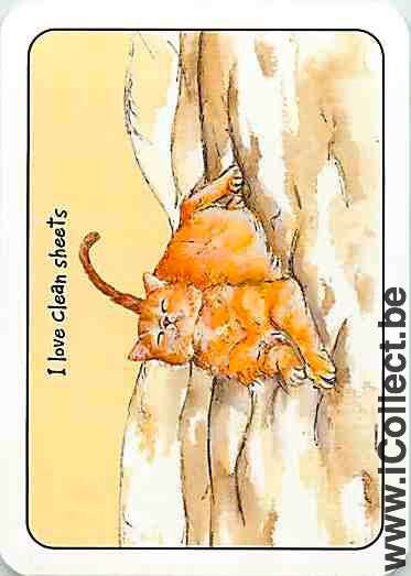 Single Swap Playing Cards Animal Cat (PS03-33B)