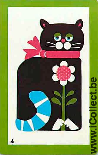 Single Swap Playing Cards Animal Cat (PS05-52F)