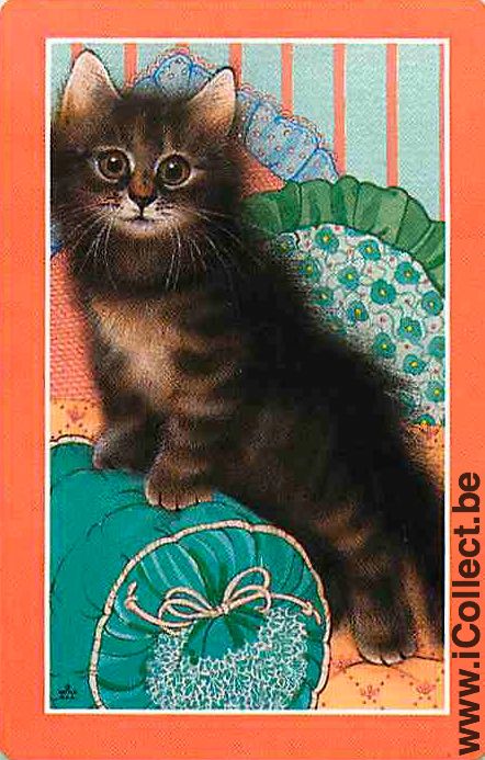 Single Swap Playing Cards Cat (PS02-40G)