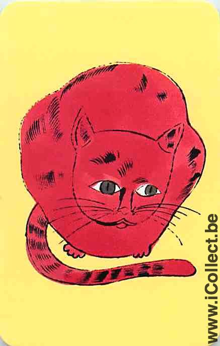 Single Swap Playing Cards Red Cat (PS13-14H)