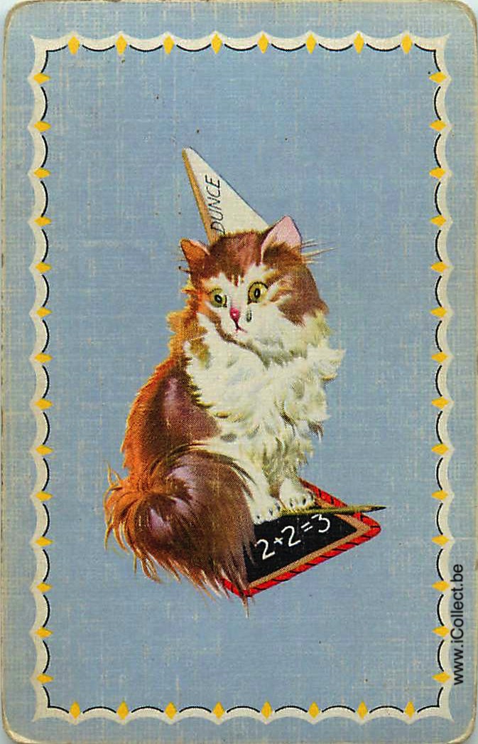 Single Swap Playing Cards Cat (PS20-25H)