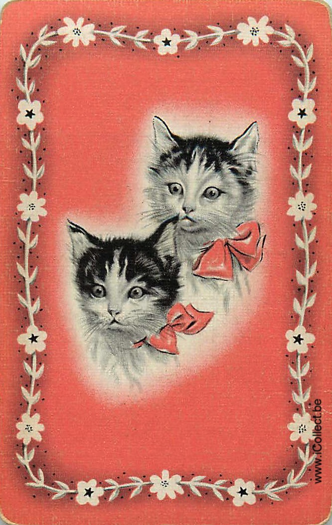 Single Swap Playing Cards Cat Duo (PS20-21A)