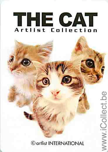 Single Swap Playing Cards Animal The Cat (PS03-33C)