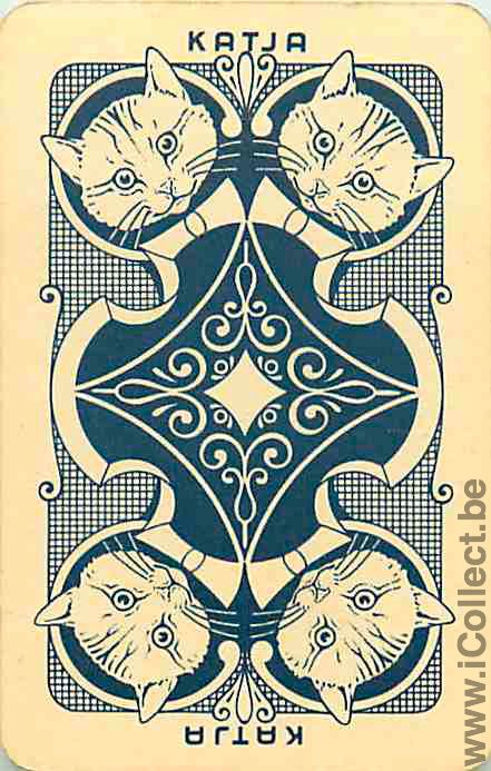 Single Swap Playing Cards Cat Katja (PS03-35I)