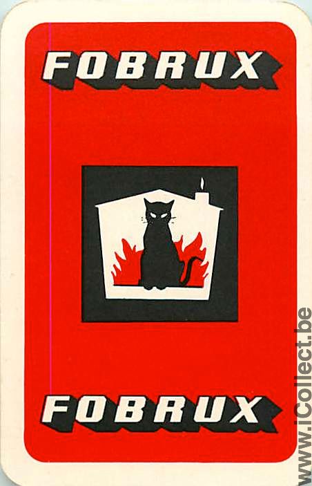 Single Playing Cards Cat Cat Fobrux (PS05-49I) - Click Image to Close