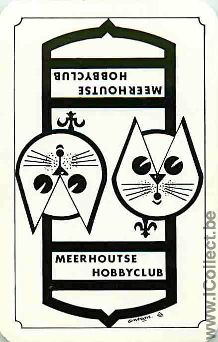 Single Swap Playing Cards Cat Hobbyclub (PS03-36F)