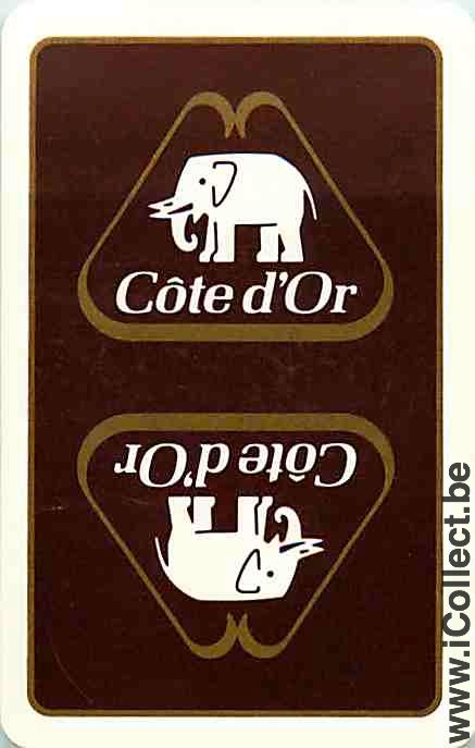 Single Swap Playing Cards Chocolate Cote d'Or (PS10-56G) - Click Image to Close