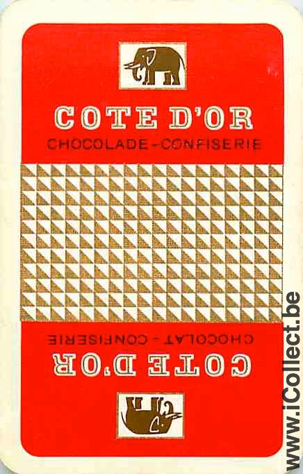 Single Swap Playing Cards Chocolate Cote d'Or (PS10-56H)