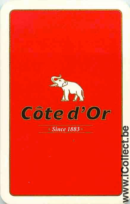 Single Swap Playing Cards Chocolate Cote d'Or (PS10-57A)