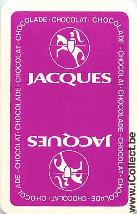 Single Swap Playing Cards Chocolate Jacques (PS01-25I) - Click Image to Close
