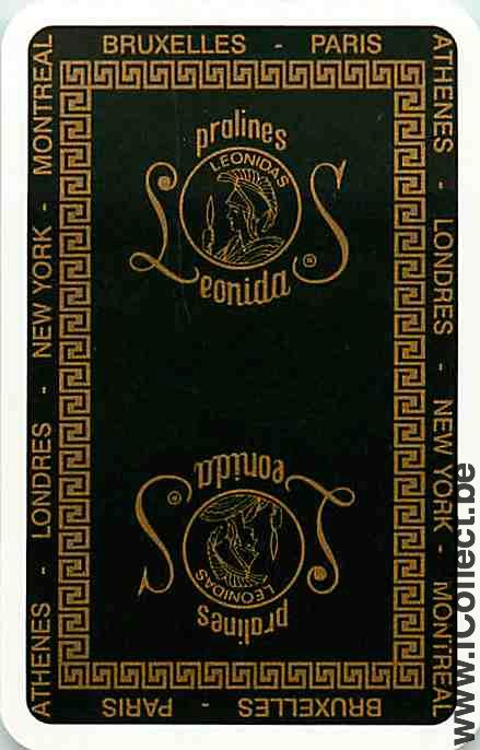 Single Swap Playing Cards Chocolate Leonidas (PS10-57E) - Click Image to Close
