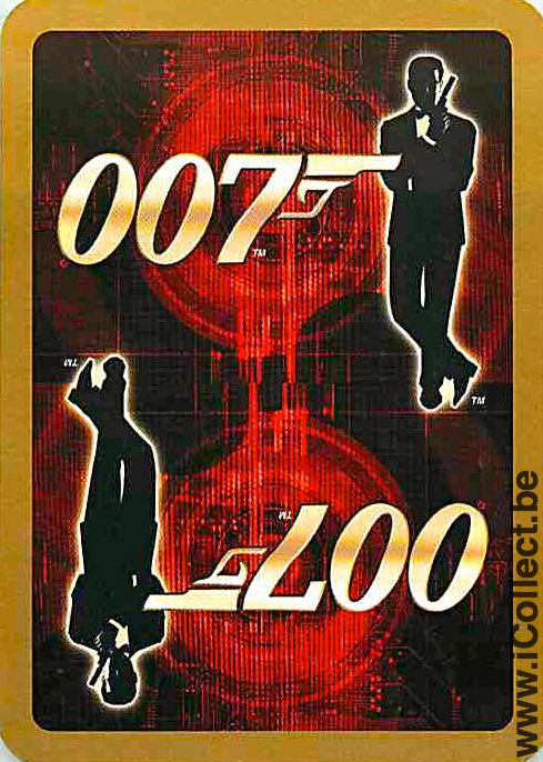 Single Swap Playing Cards Cinema James Bond 007 (PS08-18A)