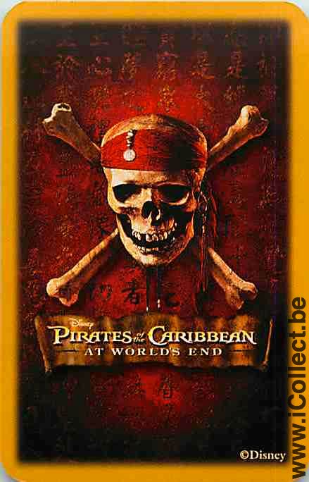 Single Playing Cards Cinema Pirates of the Caribbean (PS05-44H)