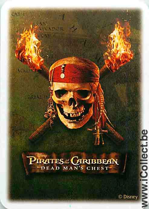 Single Swap Playing Cards Pirates of the Caribbean (PS05-55I) - Click Image to Close