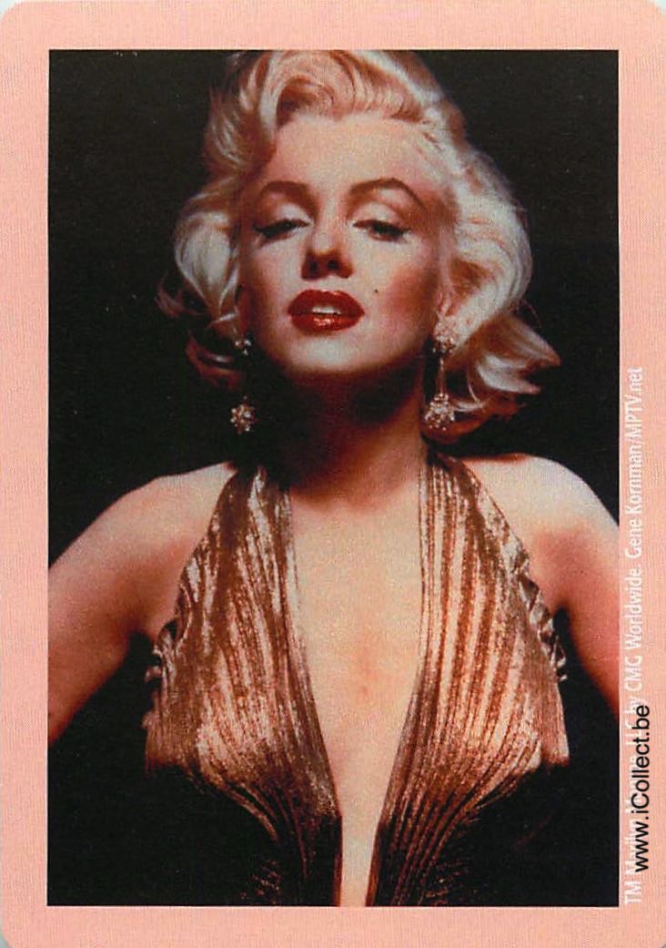 Single Swap Playing Cards Cinema Marilyn Monroe (PS22-25G) - Click Image to Close