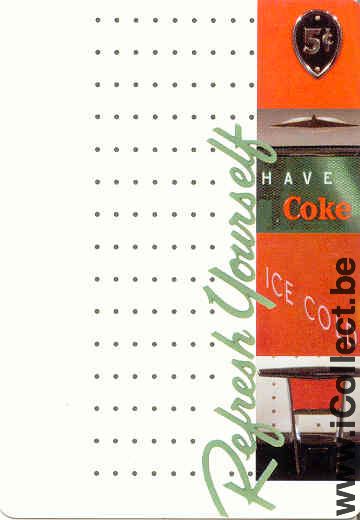 Single Swap Playing Cards Coca-Cola Fridges (PS01-03A)