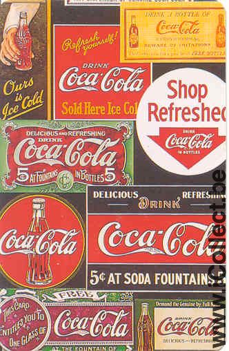 Single Swap Playing Cards Coca-Cola (PS01-21B) - Click Image to Close