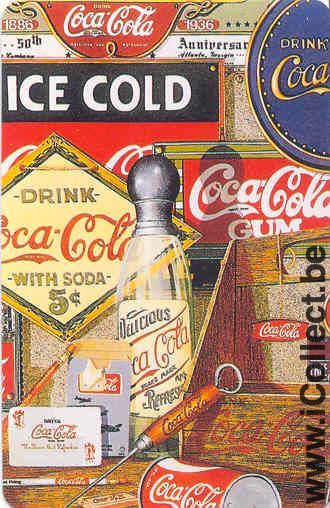 Single Swap Playing Cards Coca-Cola (PS01-21C) - Click Image to Close