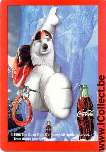 Single Swap Playing Cards Coca-Cola White Bear (PS01-11E)