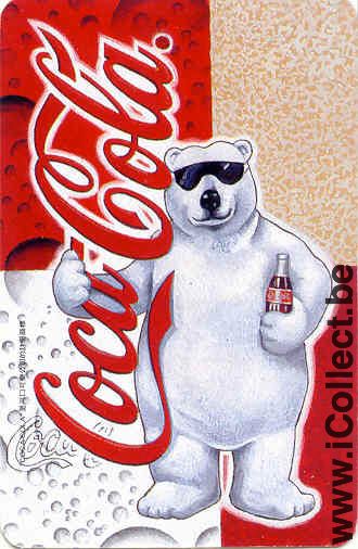 Single Swap Playing Cards Coca-Cola White Bear (PS01-12G)