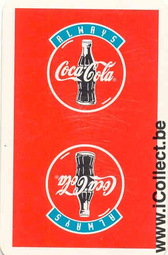 Single Swap Playing Cards Coca-Cola Logo (PS01-09B) - Click Image to Close