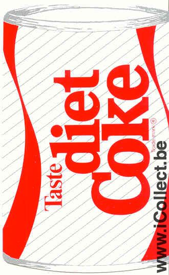 Single Swap Playing Cards Coca-Cola Diet Can (PS01-13F) - Click Image to Close