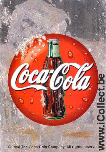 Single Swap Playing Cards Coca-Cola Logo (PS01-11G) - Click Image to Close