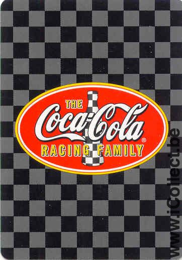Single Swap Playing Cards Coca-Cola Nascar (PS01-11C) - Click Image to Close