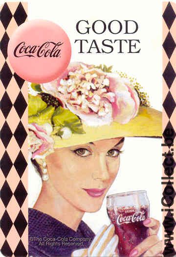Single Swap Playing Cards Coca-Cola Woman (PS01-03F)