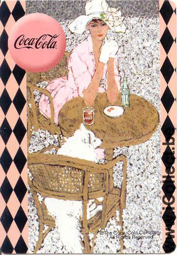 Single Swap Playing Cards Coca-Cola Woman (PS01-04B)