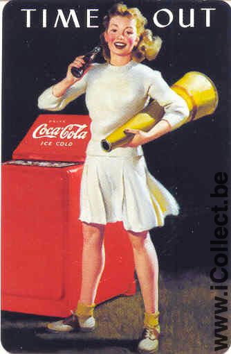 Single Swap Playing Cards Coca-Cola Woman (PS01-05H)