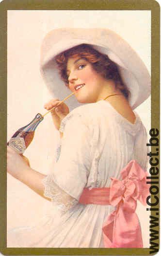 Single Swap Playing Cards Coca-Cola Woman (PS01-17C)