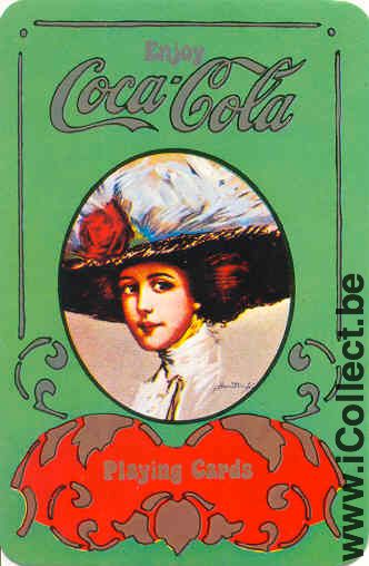 Single Swap Playing Cards Coca-Cola Vintage Woman (PS04-42D)