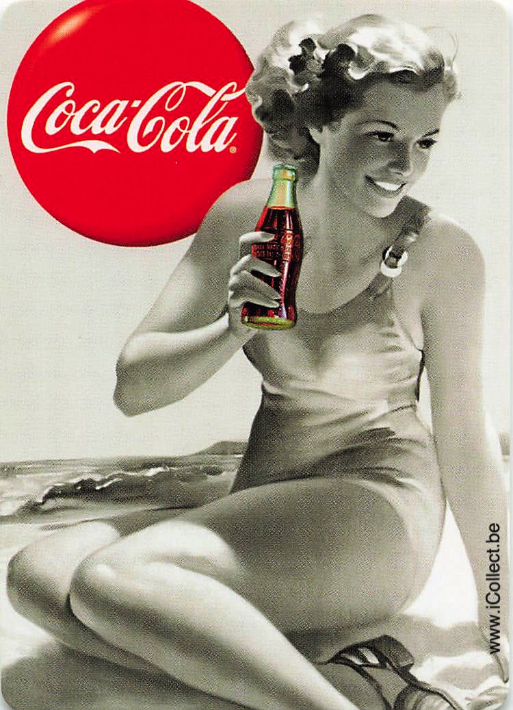 Single Swap Playing Cards Coca-Cola (PS09-58G) - Click Image to Close