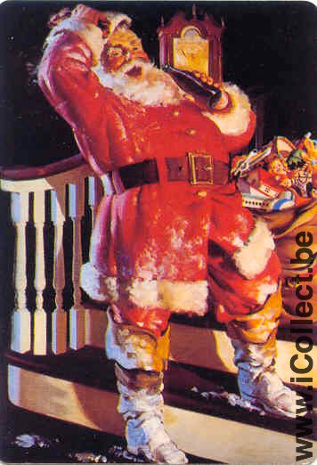 Single Swap Playing Cards Coca-Cola Santa Claus (PS01-07E) - Click Image to Close