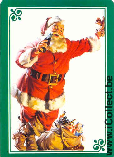 Single Swap Playing Cards Coca-Cola Santa Claus (PS01-08C) - Click Image to Close