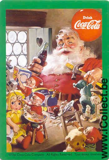 Single Swap Playing Cards Coca-Cola Santa Claus (PS06-20C)