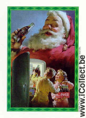 Single Swap Playing Cards Coca-Cola Santa Claus (PS01-08I)