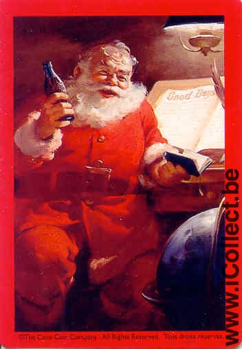 Single Swap Playing Cards Coca-Cola Santa Claus (PS06-23B)