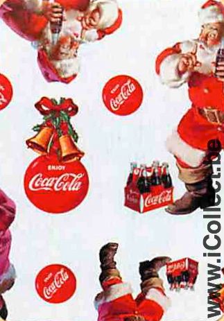Single Playing Cards Coca-Cola Santa Claus ***Mini*** (PS04-05A)