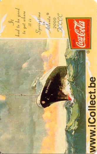 Single Swap Playing Cards Coca-Cola Ship (PS01-06I)