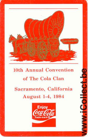 Single Swap Playing Cards Coca-Cola Convention (PS07-59D)
