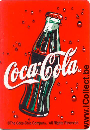 Single Swap Playing Cards Coca-Cola Bottle (PS01-02B) - Click Image to Close